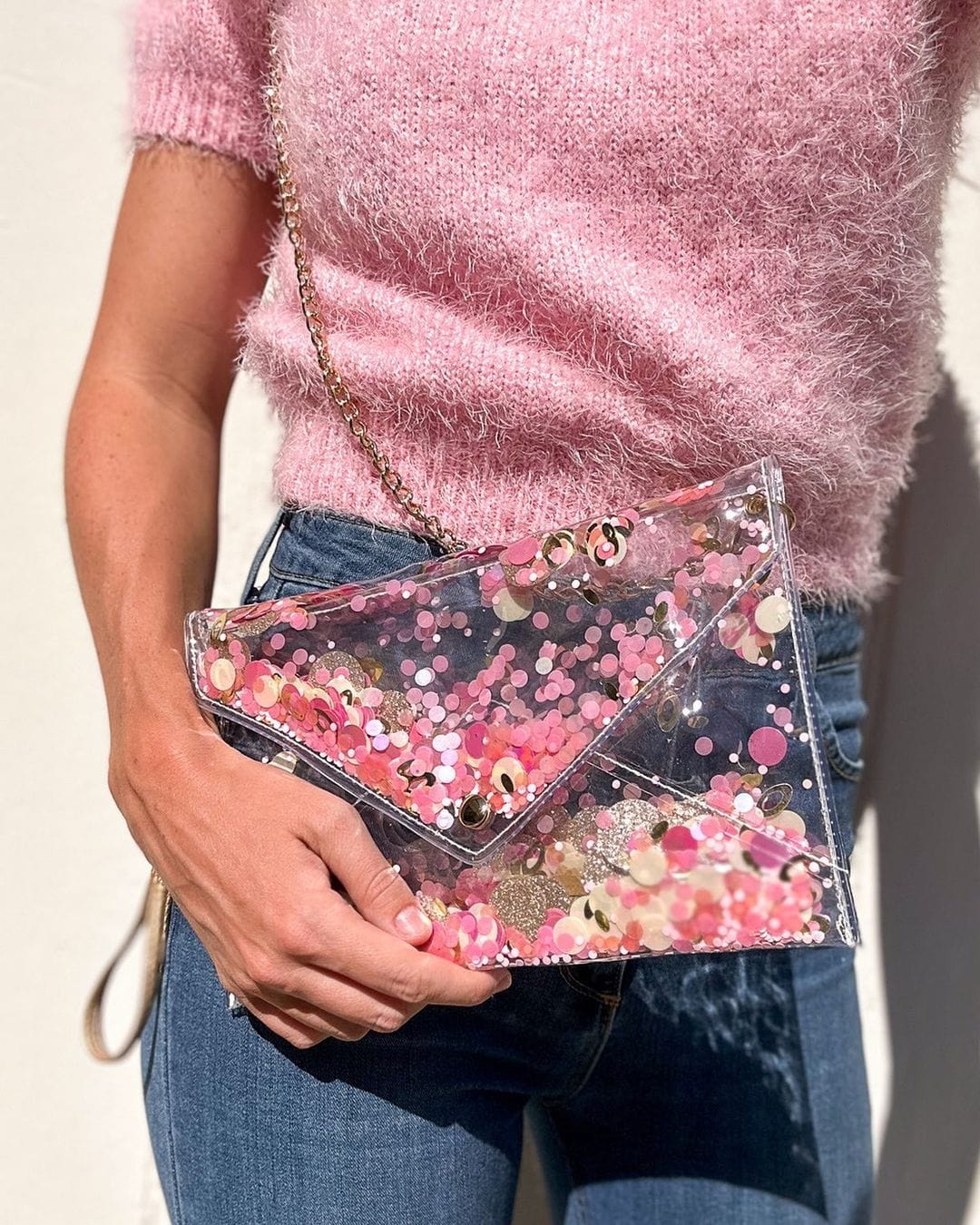 Confetti Convertible Clutch / Crossbody Bag