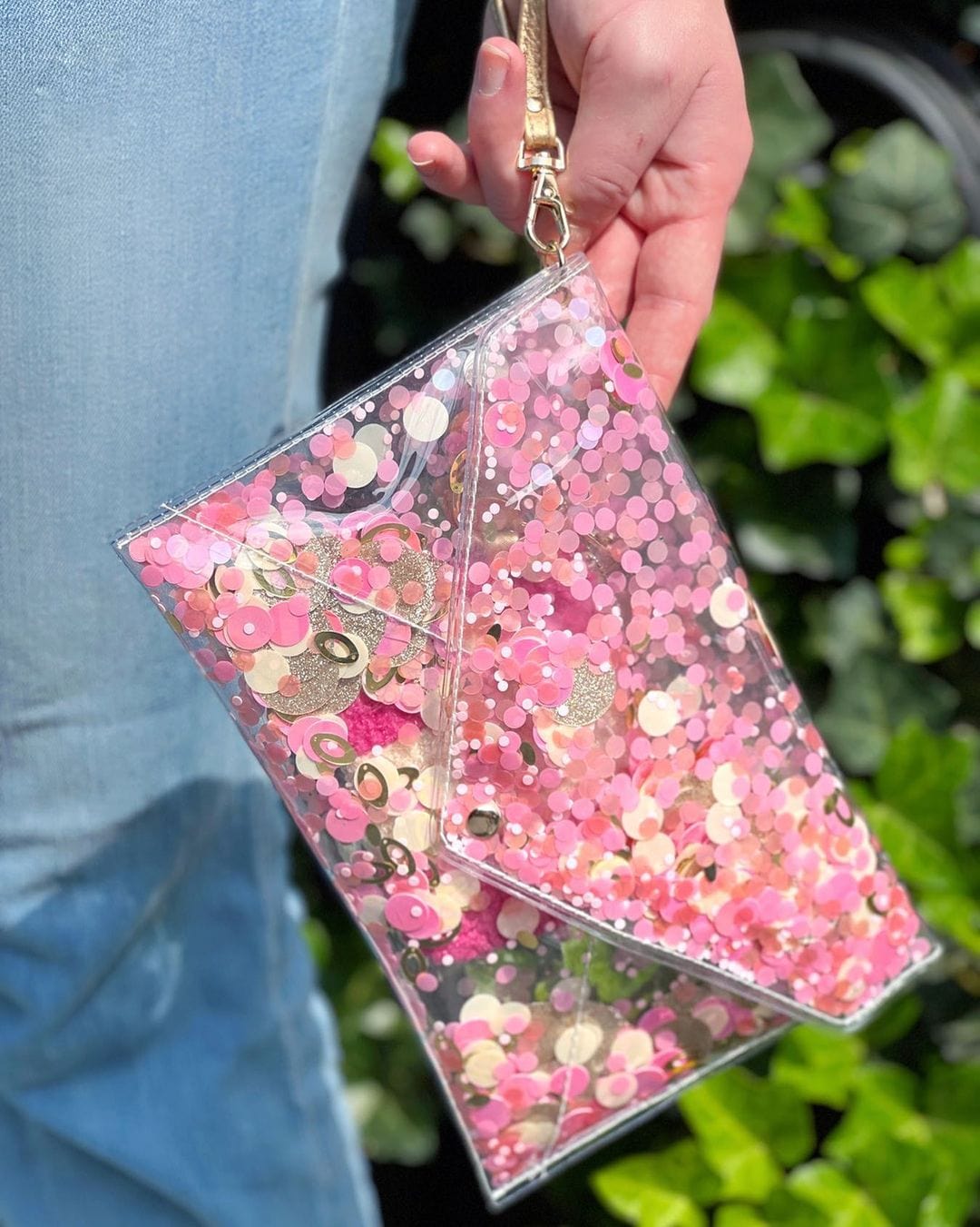 Confetti Convertible Clutch / Crossbody Bag