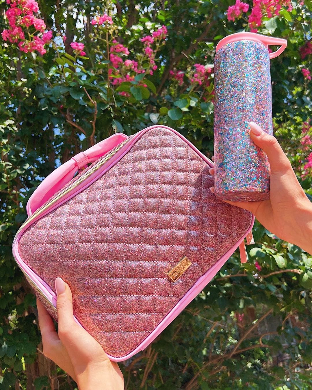 Pink Glitter Party Insulated Lunchbox
