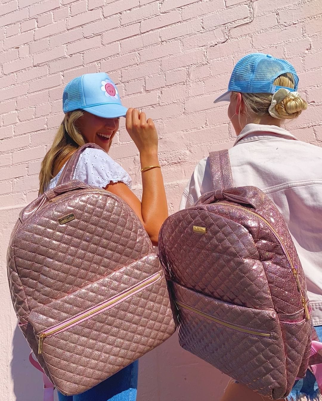 Pink Glitter Party Backpack
