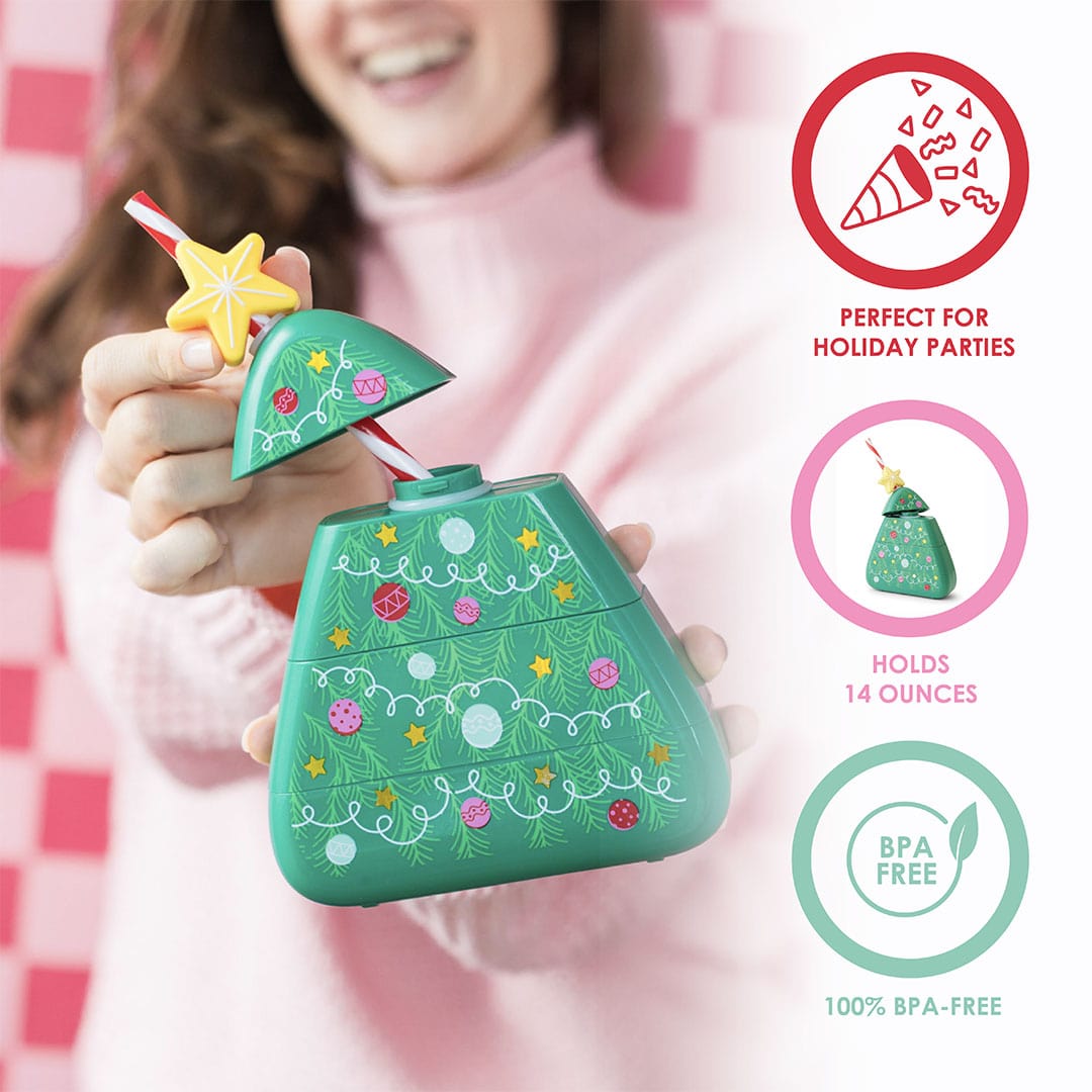 Christmas Tree Novelty Sipper