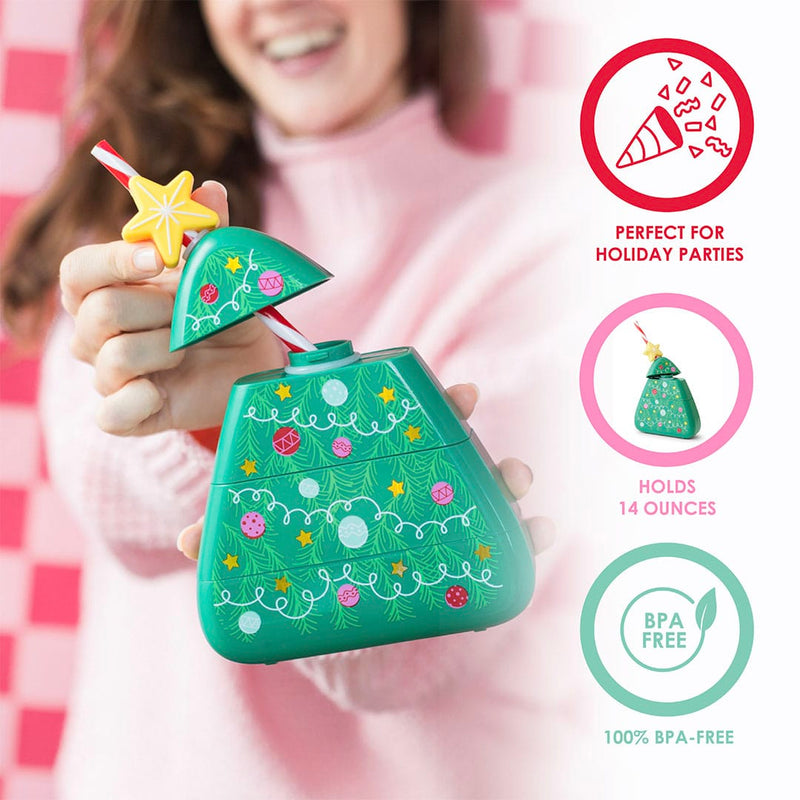 Christmas Tree Novelty Sipper