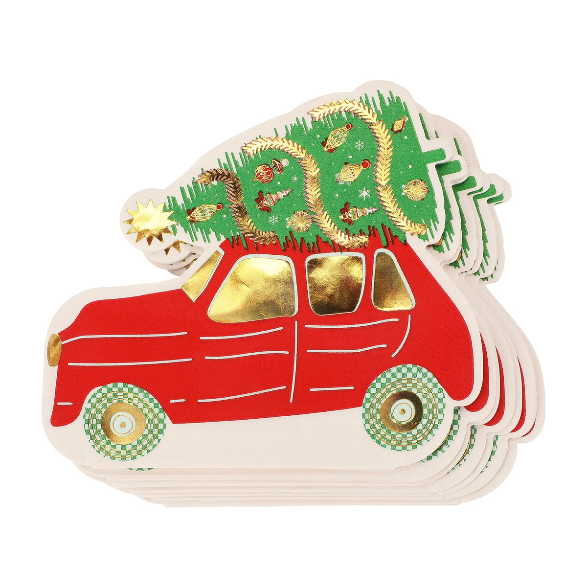 Holly Jolly Holiday Tableware Party Kit