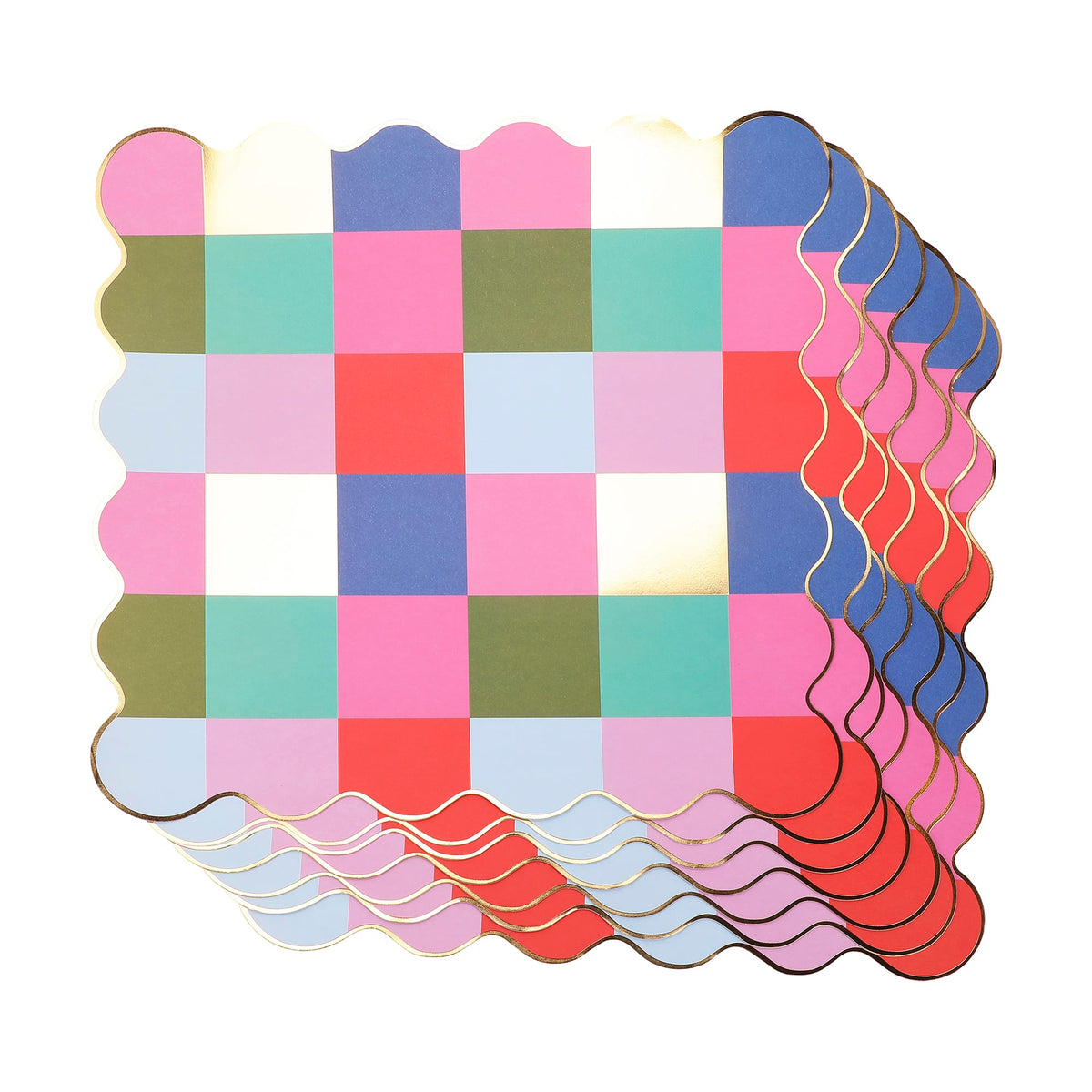 Multicolor Plaid Placemats (10 count)