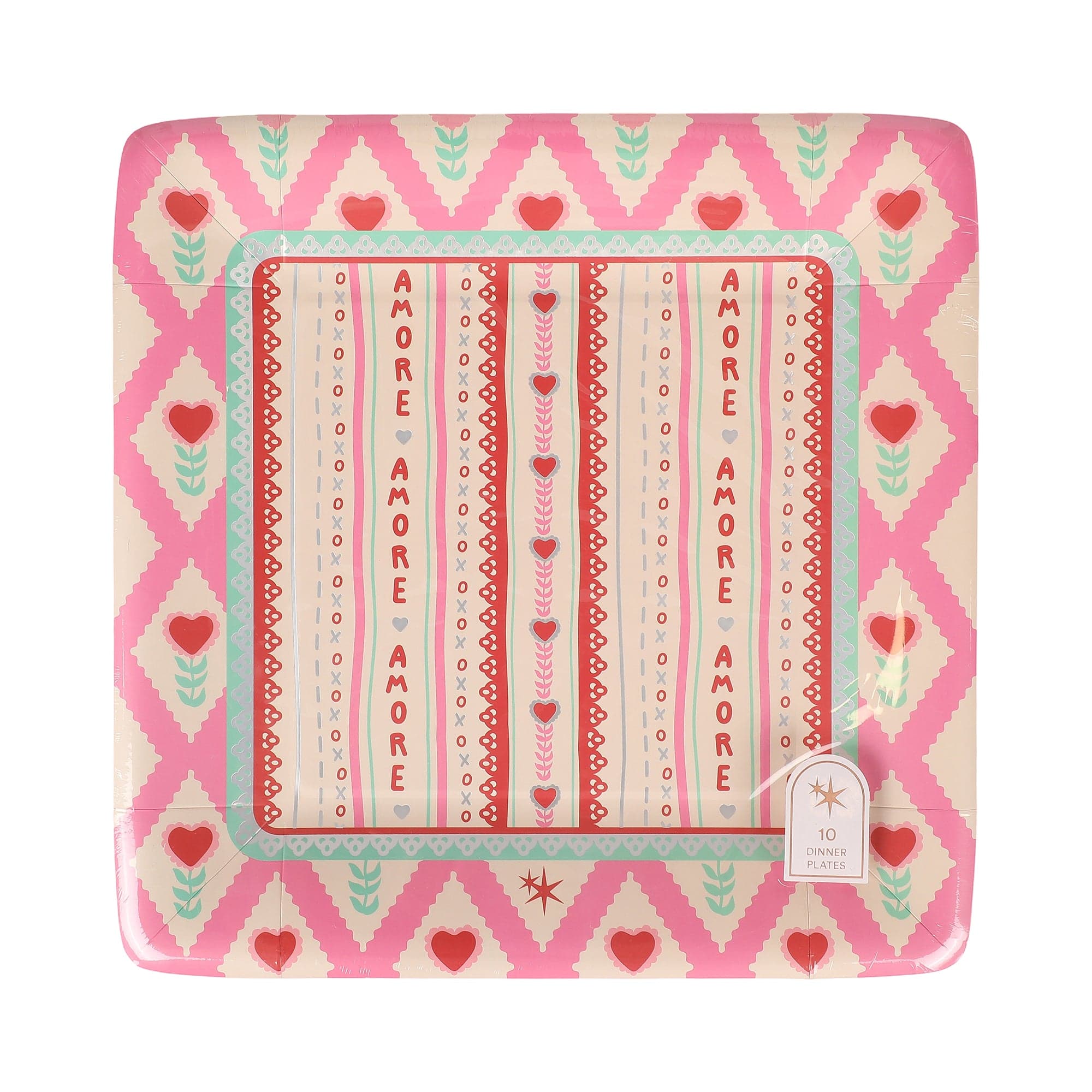 Valentine's Dinner Plates (10 count)