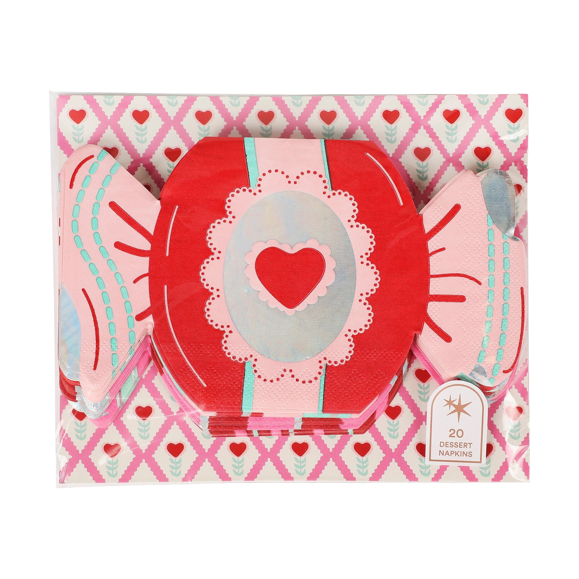 Valentine Candy Shaped Napkins (20 count)