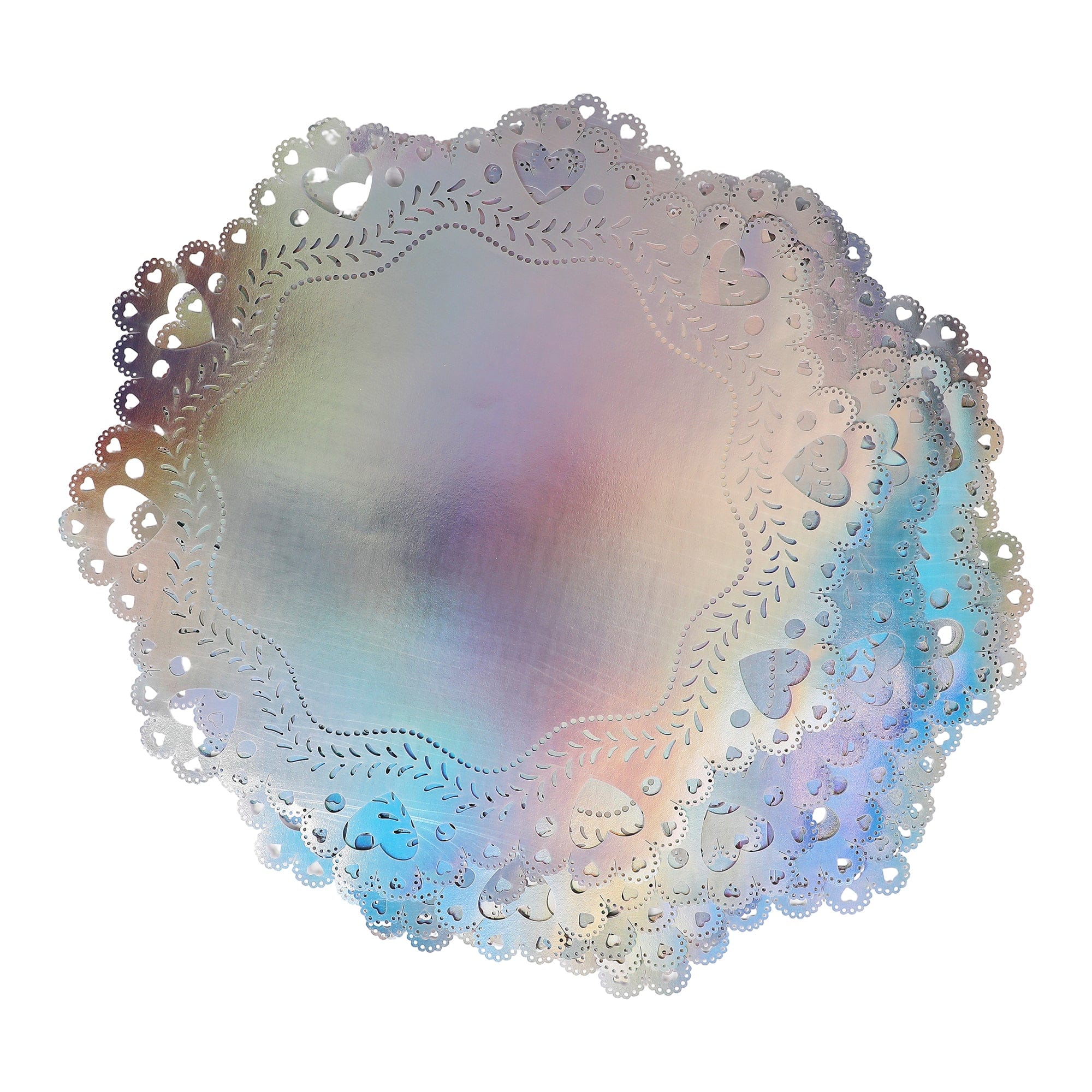 Valentine's Iridescent Doily Placemats (10 count)