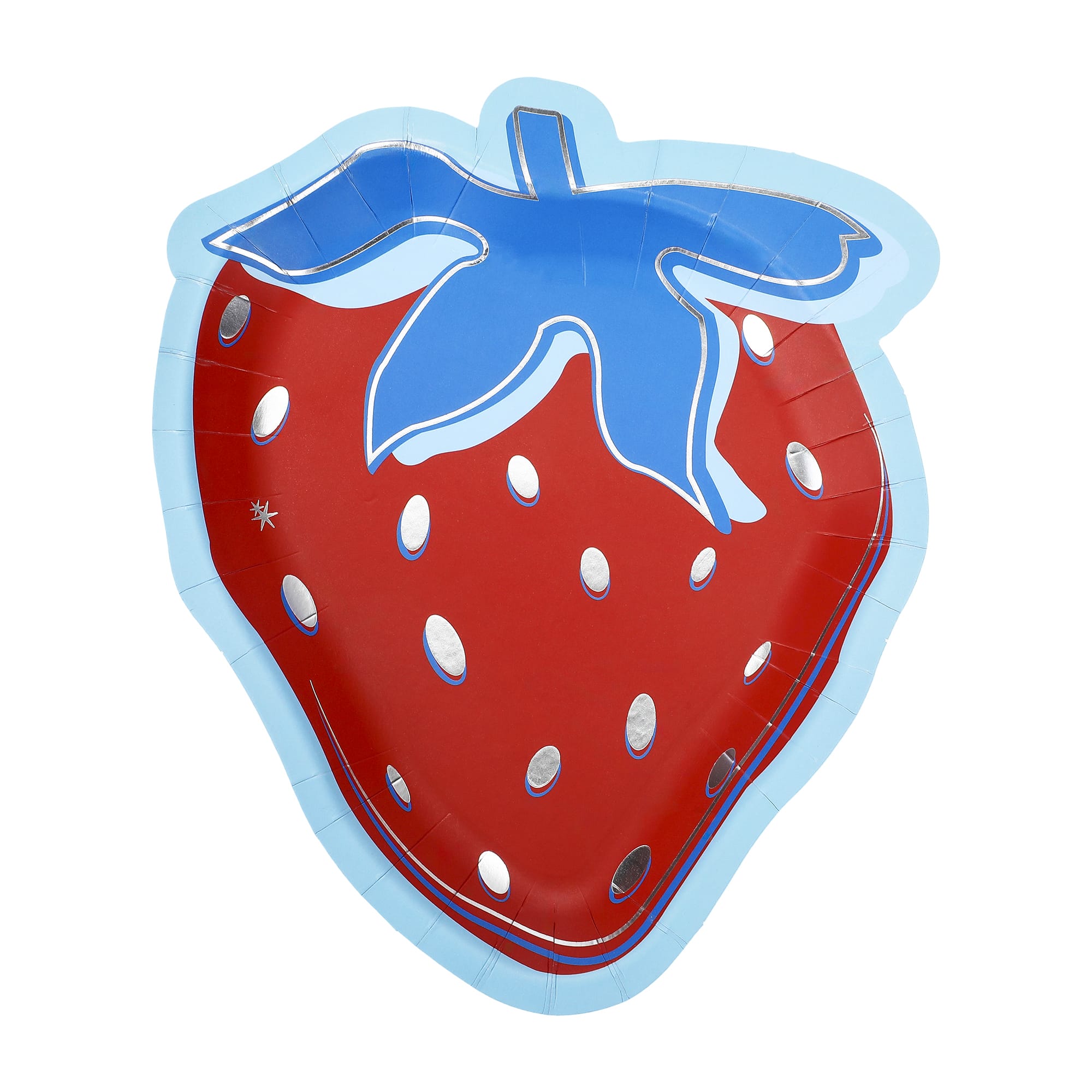 Red, White & Berry Dessert Plate (10 ct)