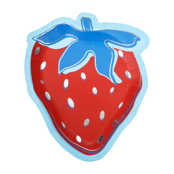 Red, White & Berry Dessert Plate (10 ct) – Packed Party
