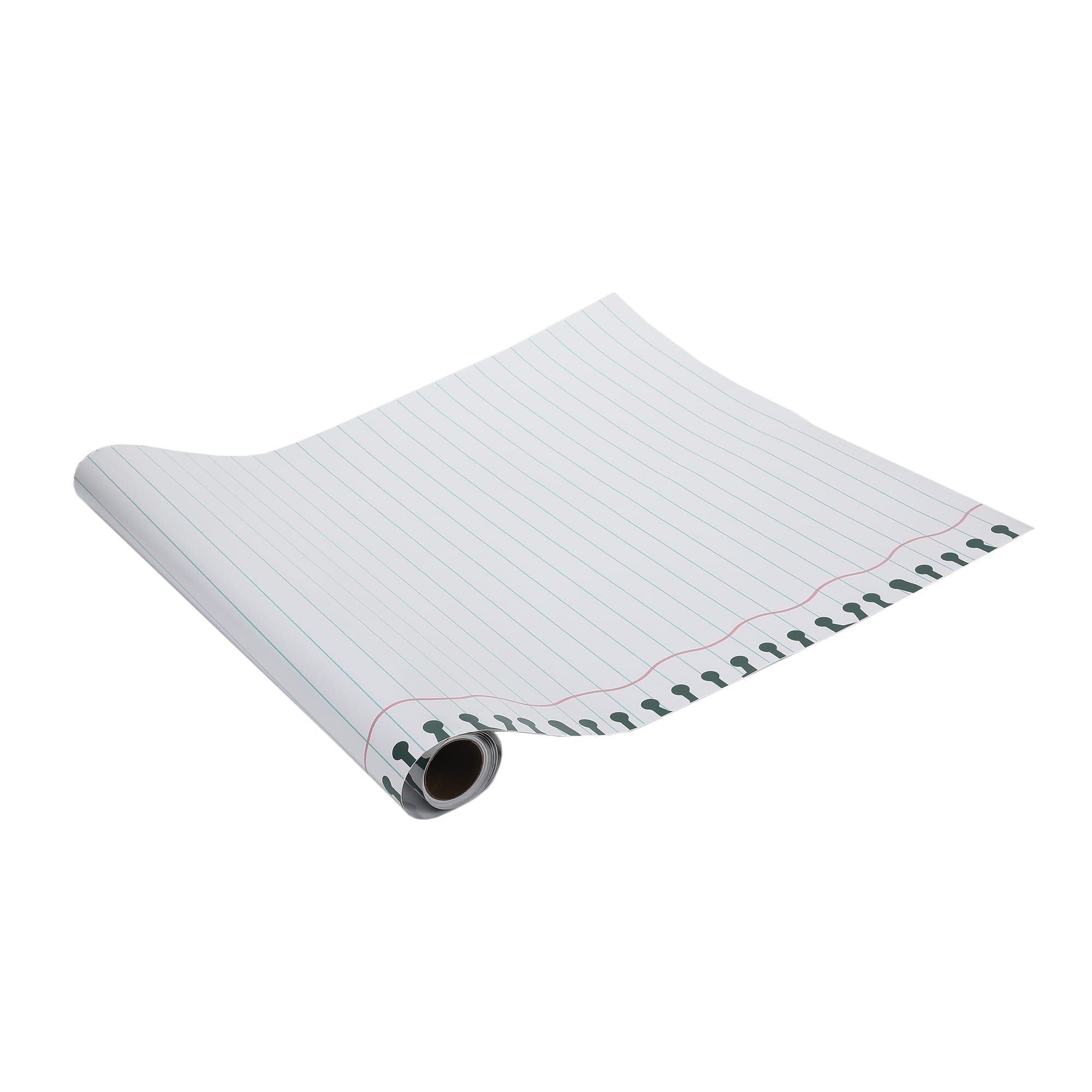 Notebook Paper Table Runner with Customizable Stickers