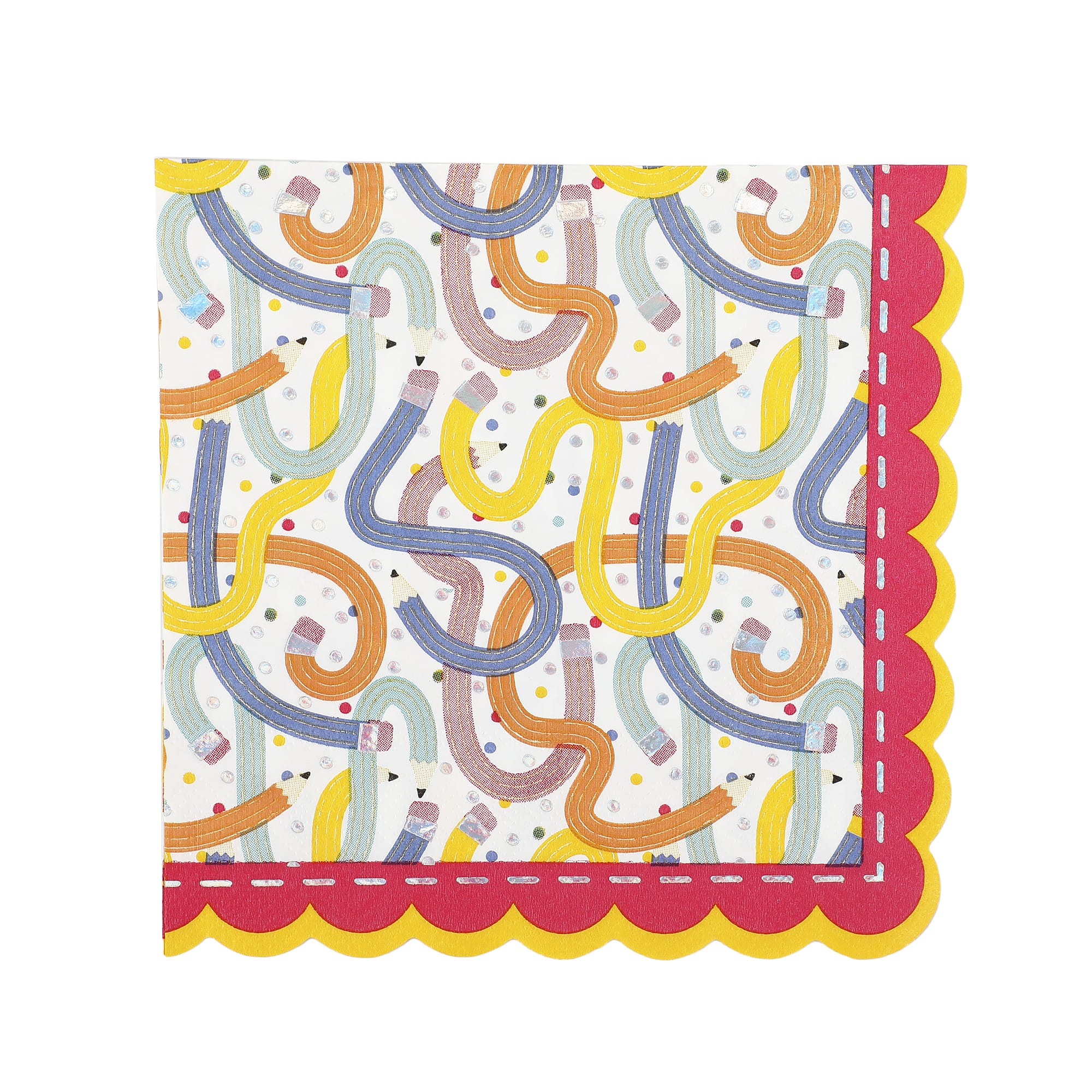 Pencil Play Luncheon Napkins (6.5" / 20 ct)