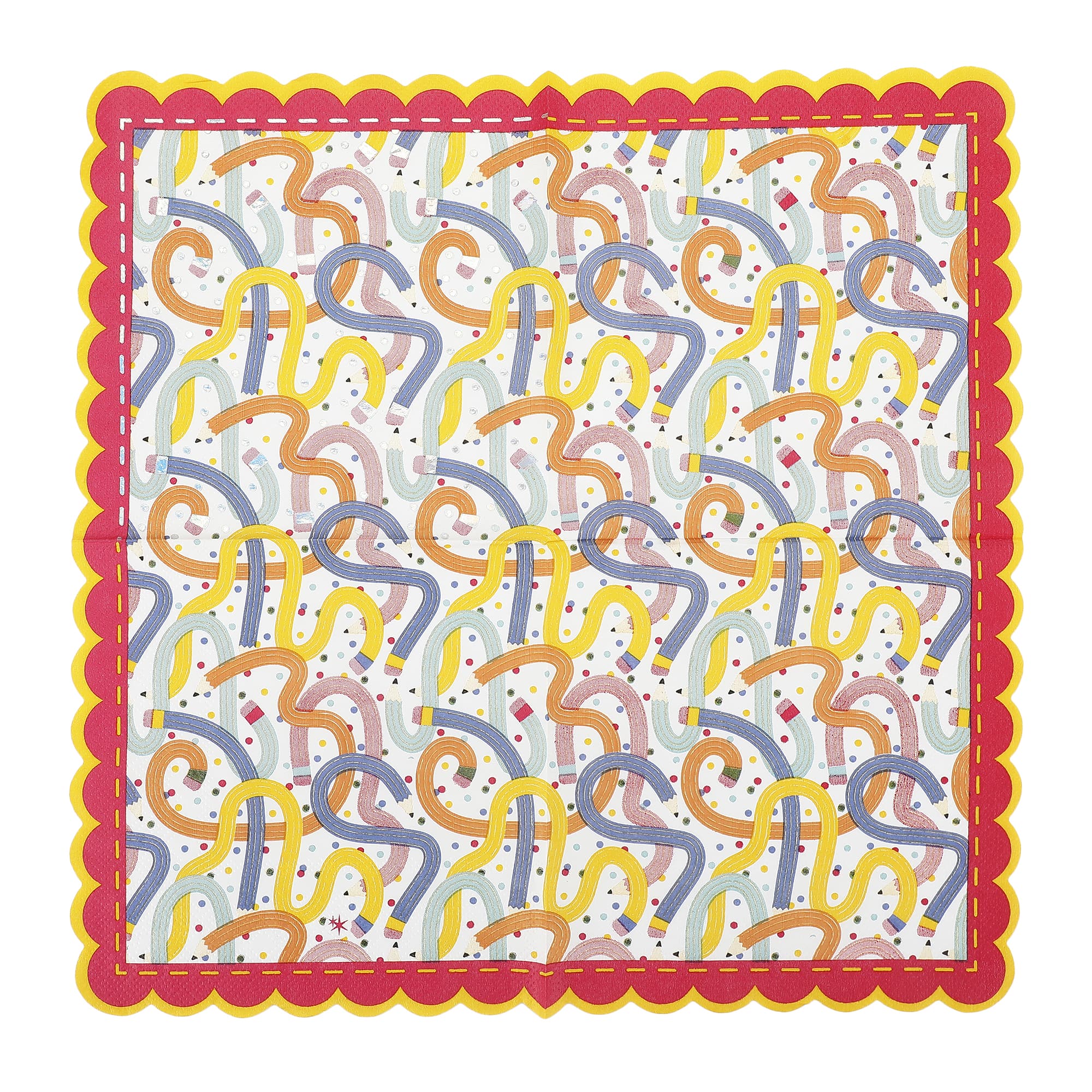 Pencil Play Luncheon Napkins (6.5" / 20 ct)