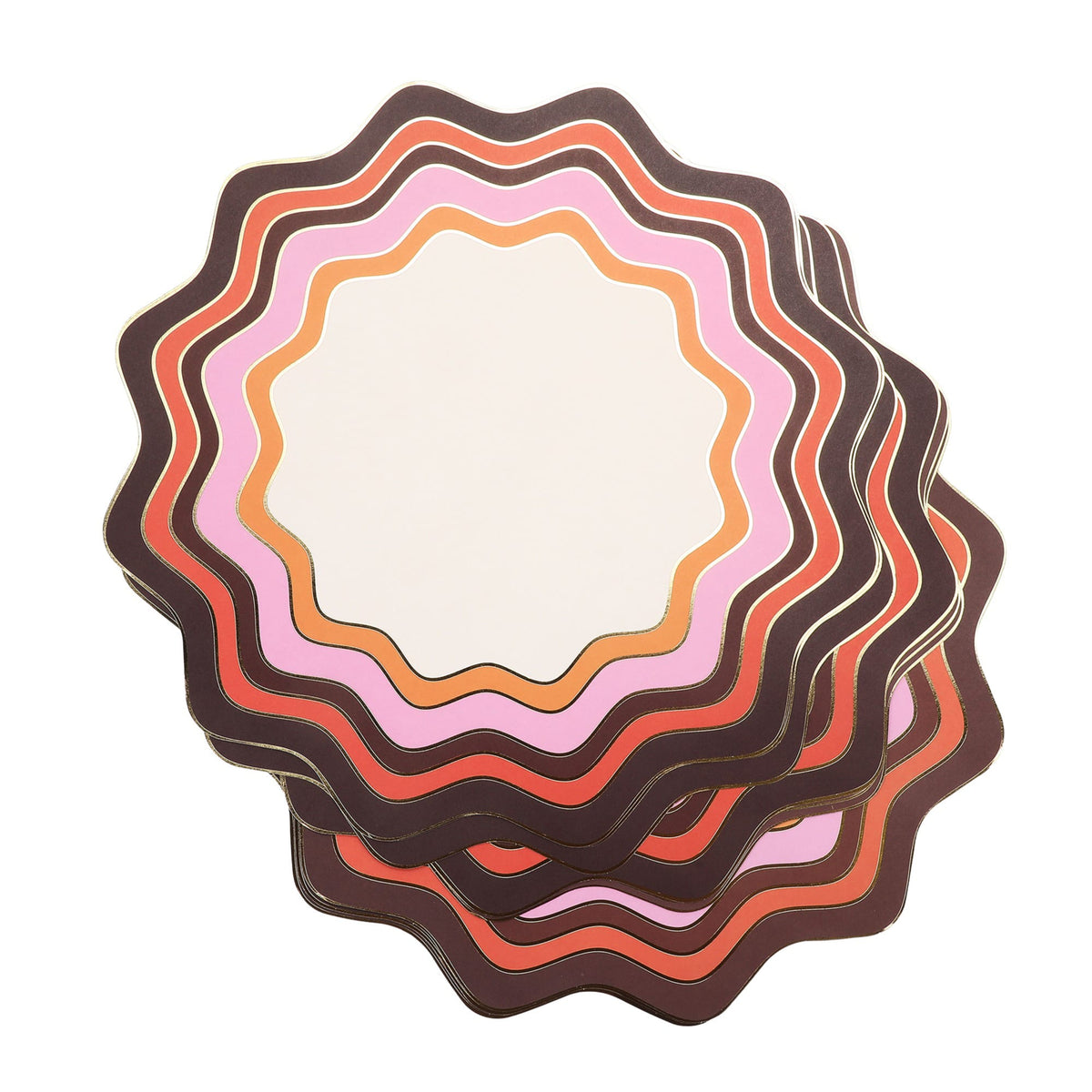 Warm Spice Scalloped Placemat (10 ct)
