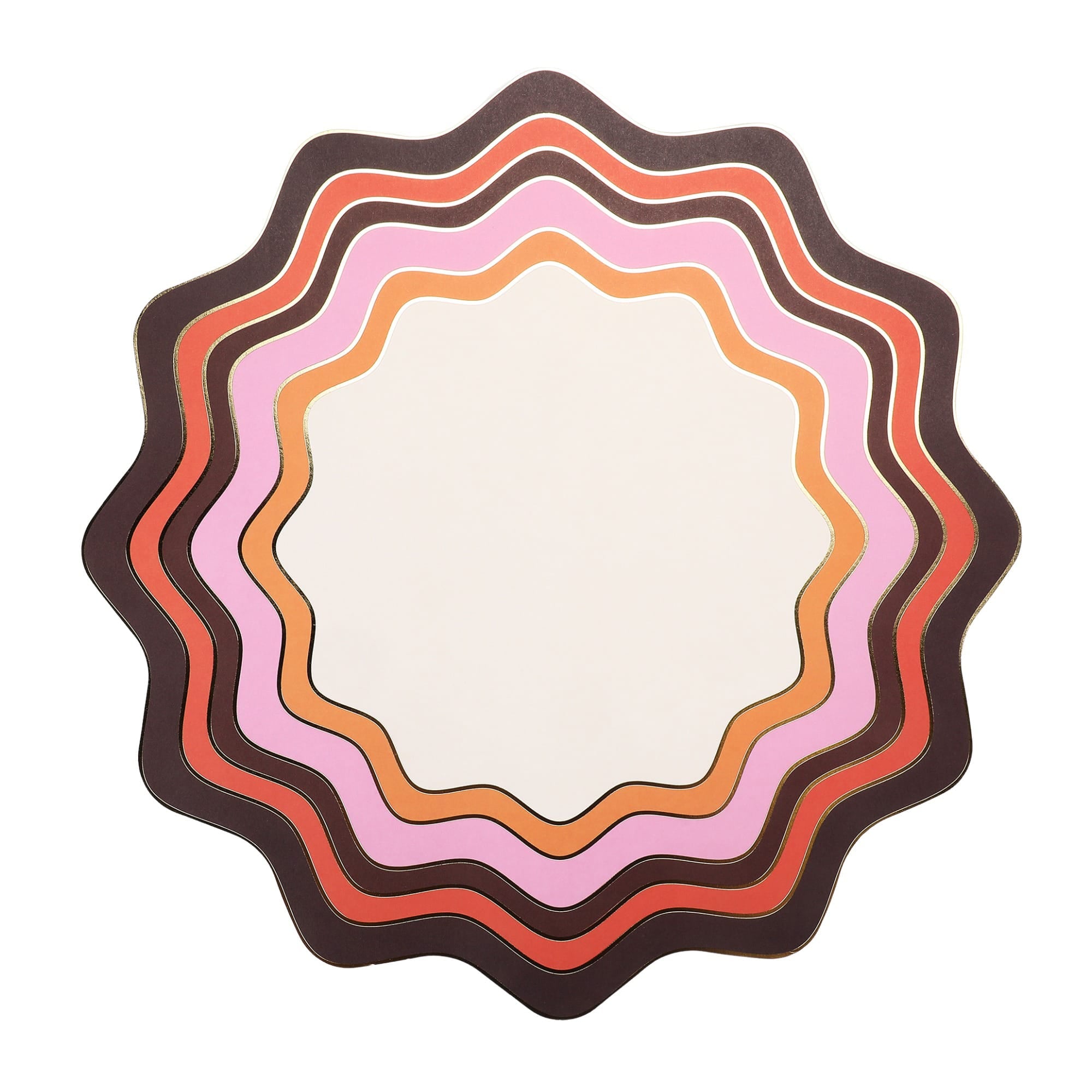 Warm Spice Scalloped Placemat (10 ct)