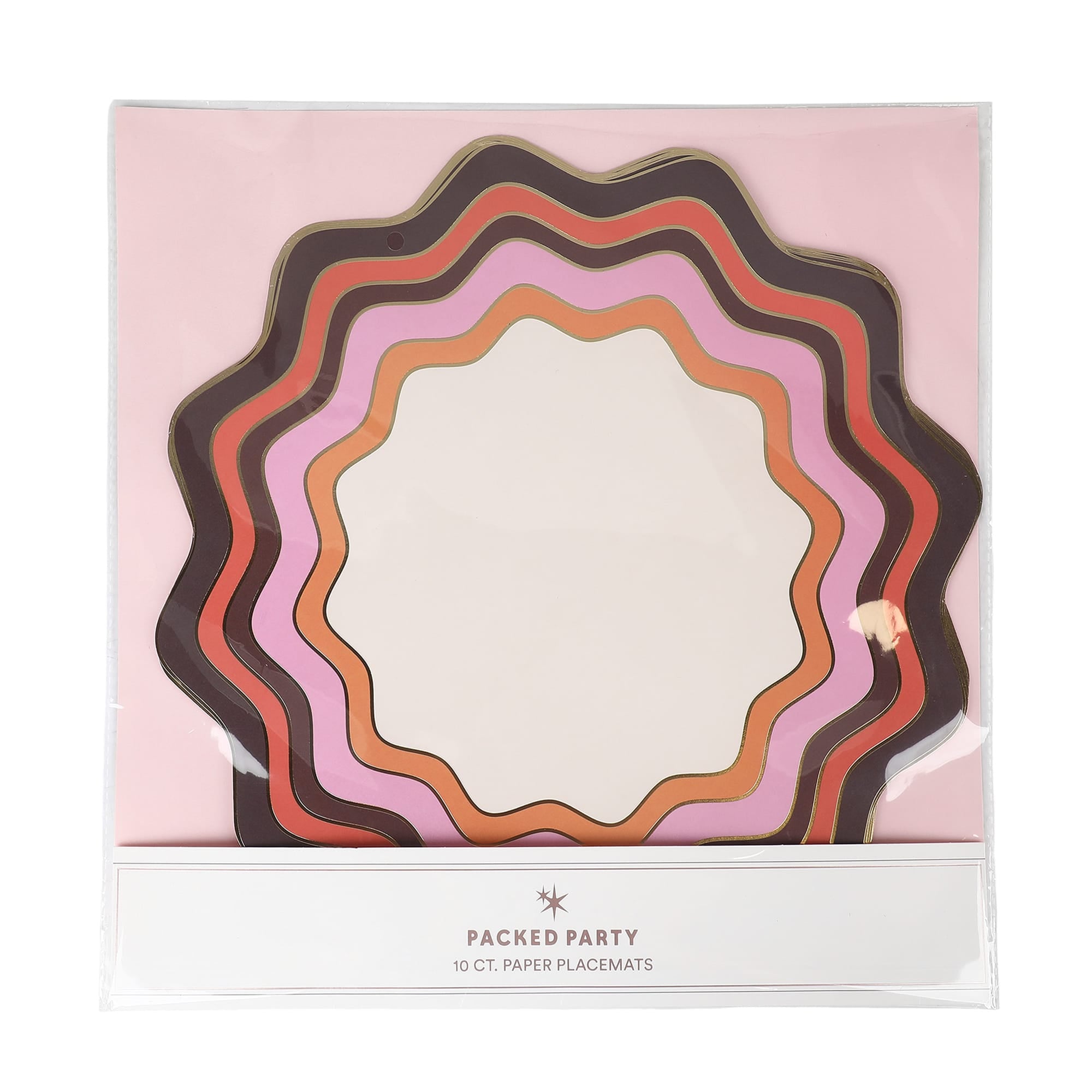Warm Spice Scalloped Placemat (10 ct)