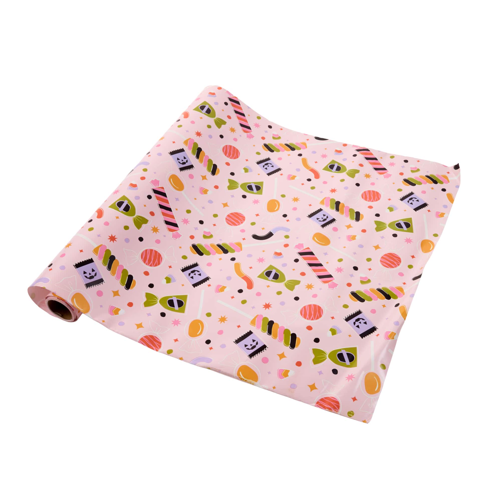 Pink-a-boo Halloween Candy Paper Table Runner (25 ft, cut to fit)