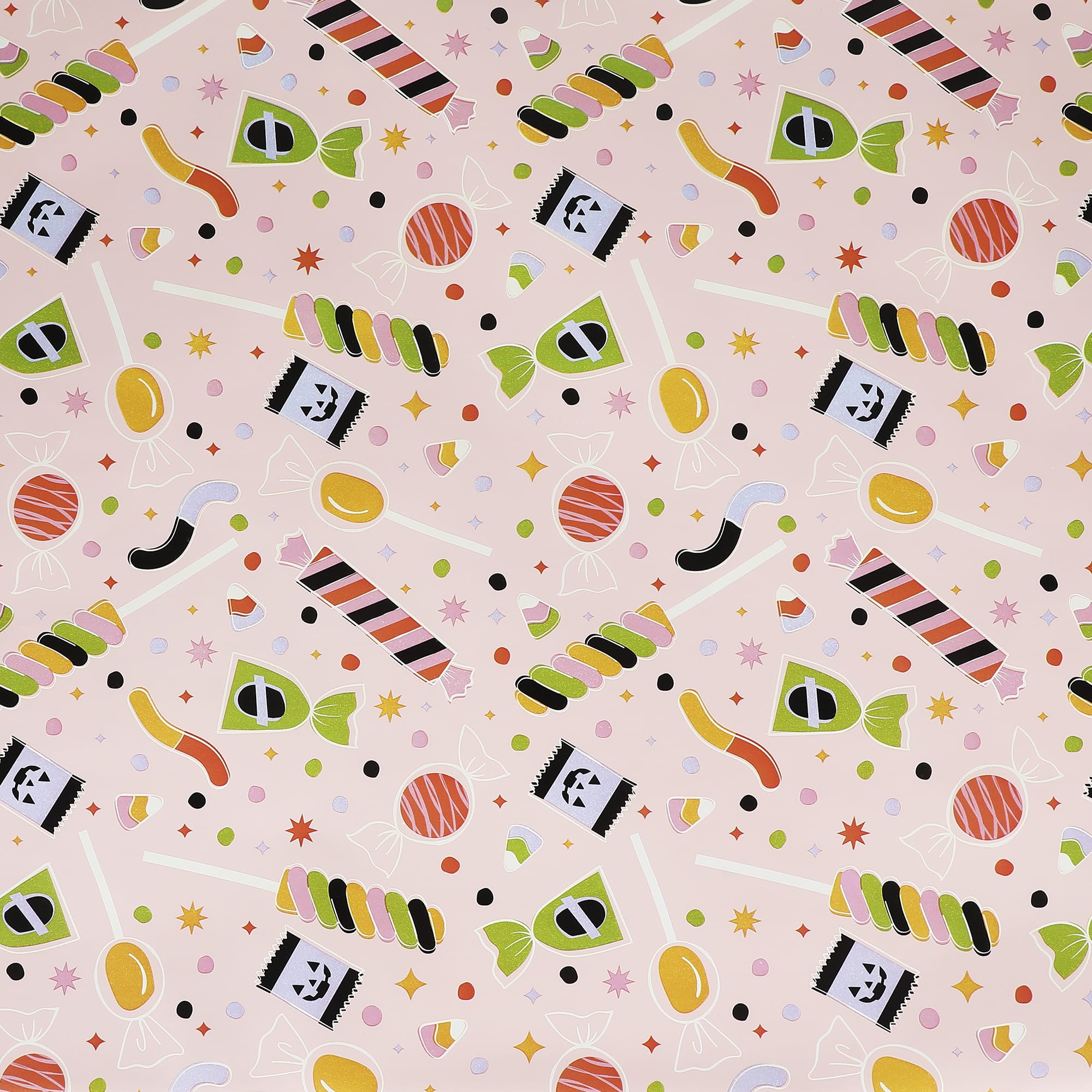 Pink-a-boo Halloween Candy Paper Table Runner (25 ft, cut to fit)