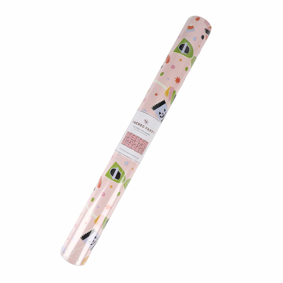 Pink-a-boo Halloween Candy Paper Table Runner (25 ft, cut to fit)