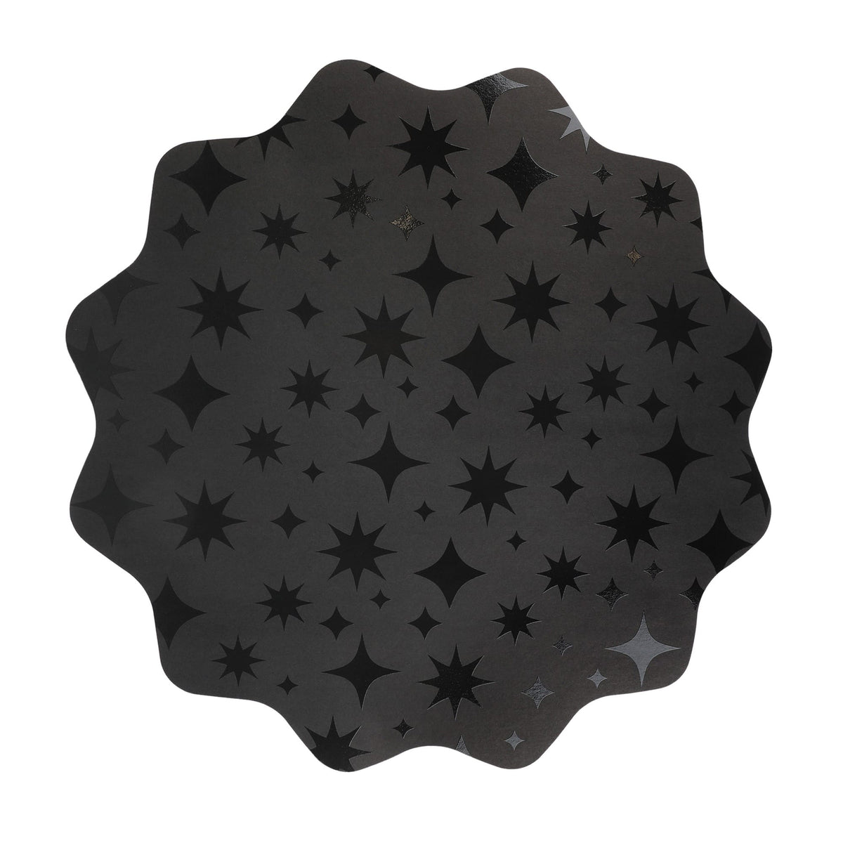 Sparks Fly Glossy Black Placemats (10ct)
