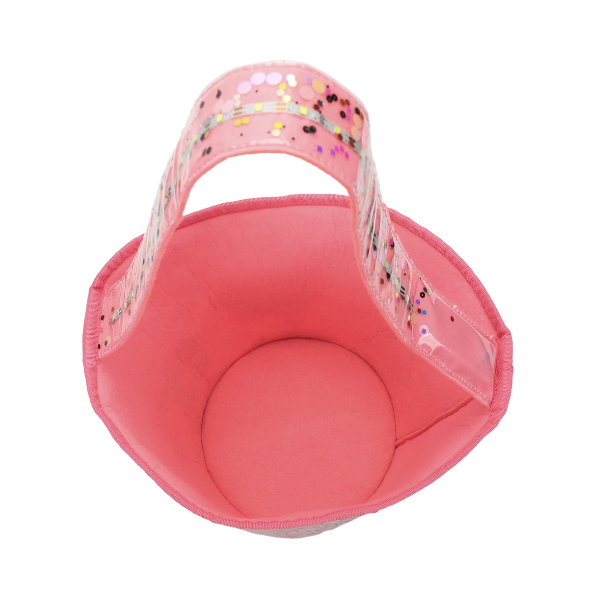*Light Up* Confetti Trick-or-Treat Pink Halloween Candy Bucket