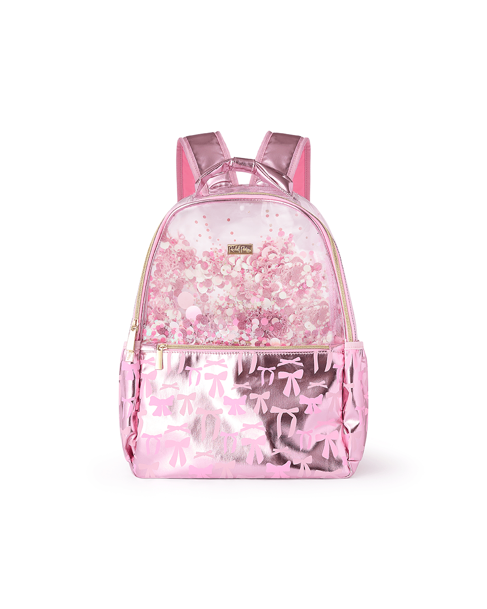 Pink Bow Confetti Backpack