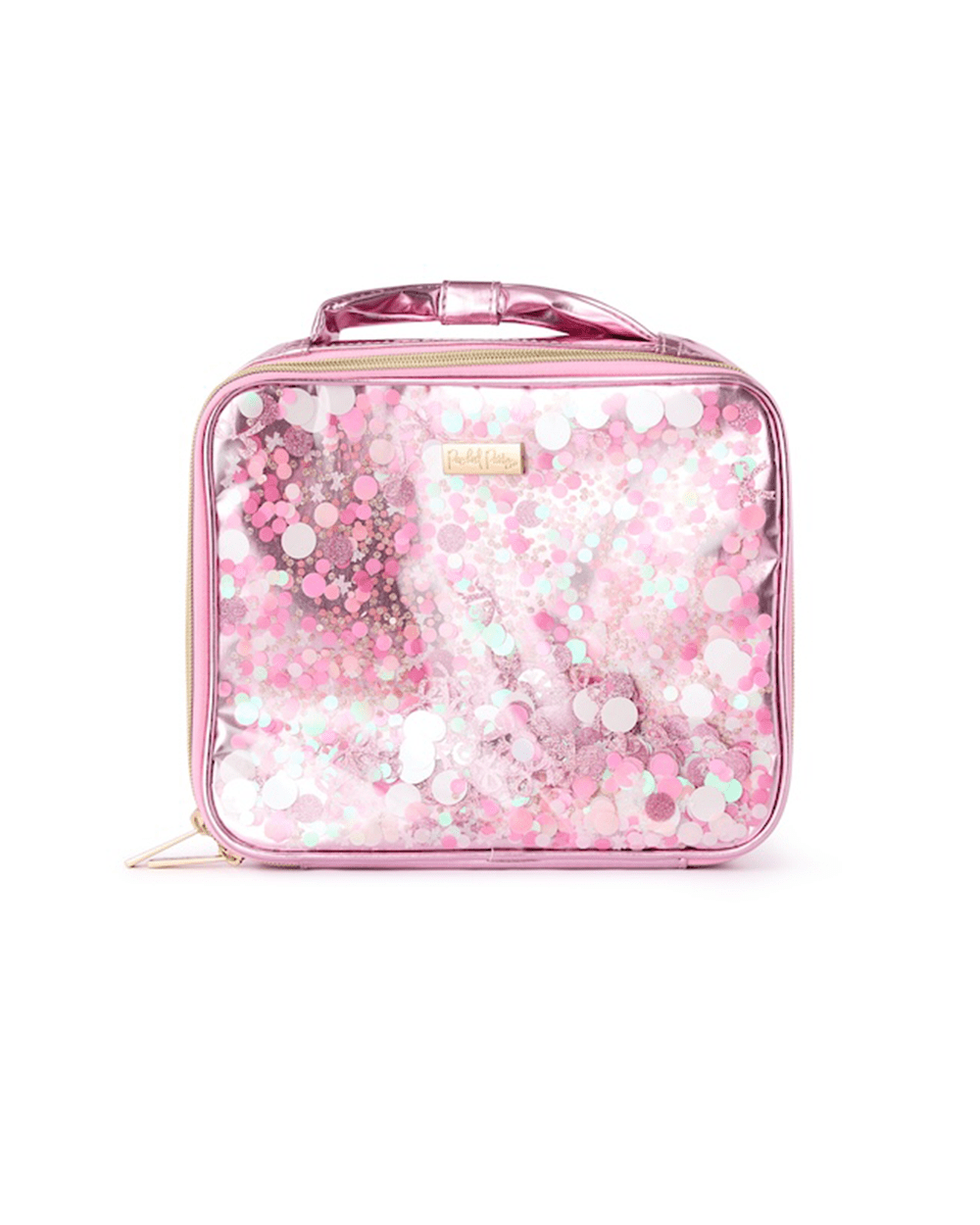 Pink Confetti Bows Insulated Lunchbox