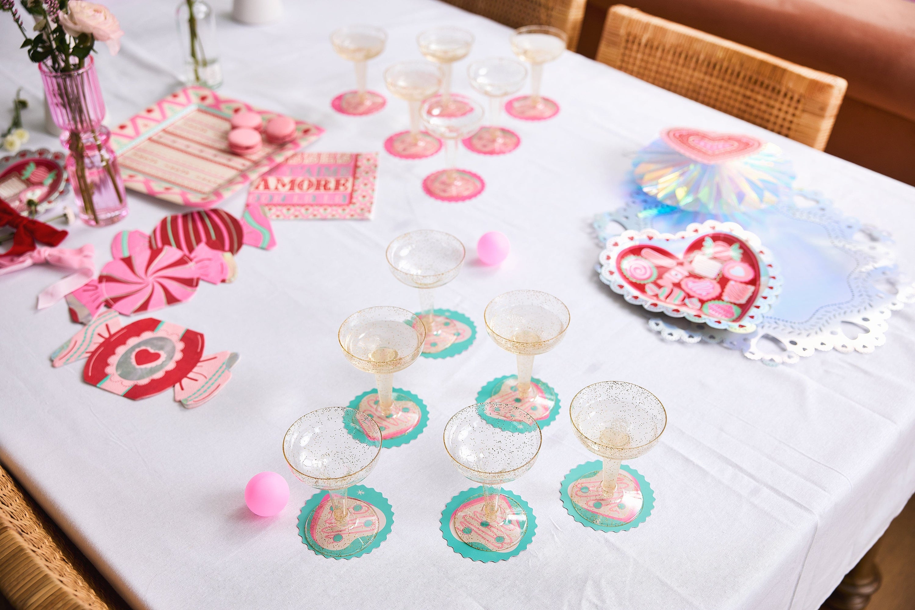 Champagne Plink Party Game Set (Valentine's Party Game)