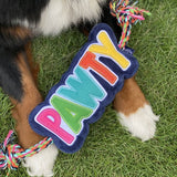 Pawty Dog Plush Toy With Rope