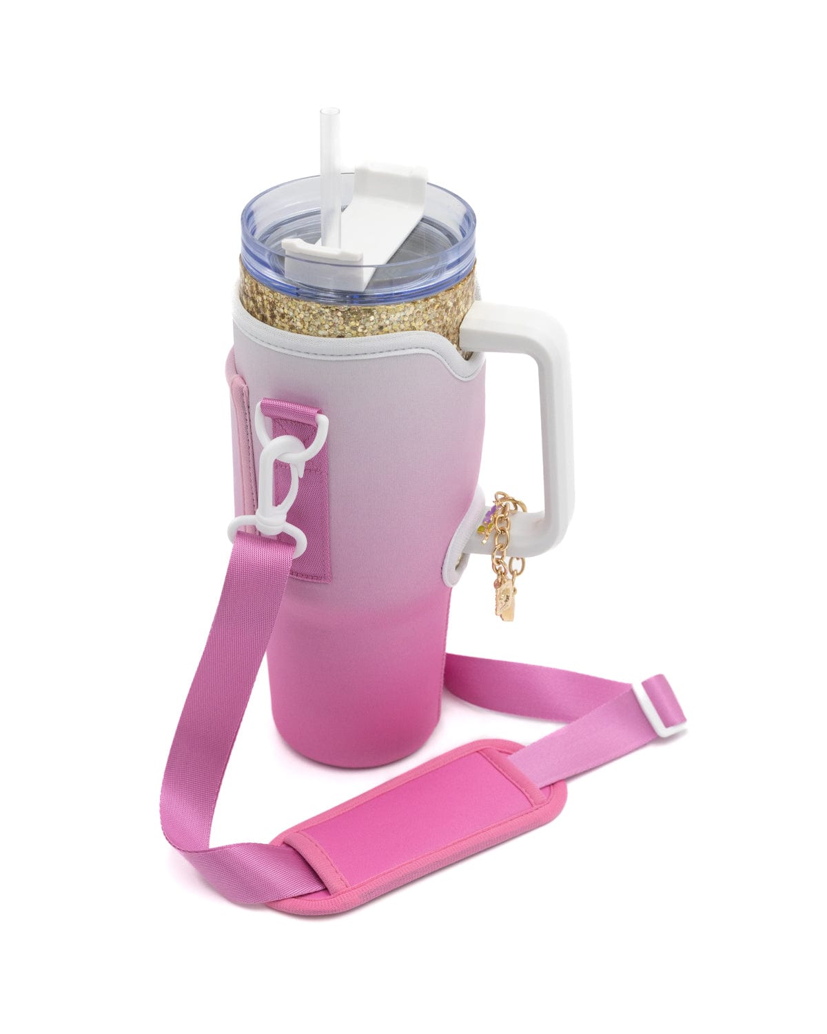 Pretty In Pink Stainless Tumbler Carrier Sleeve