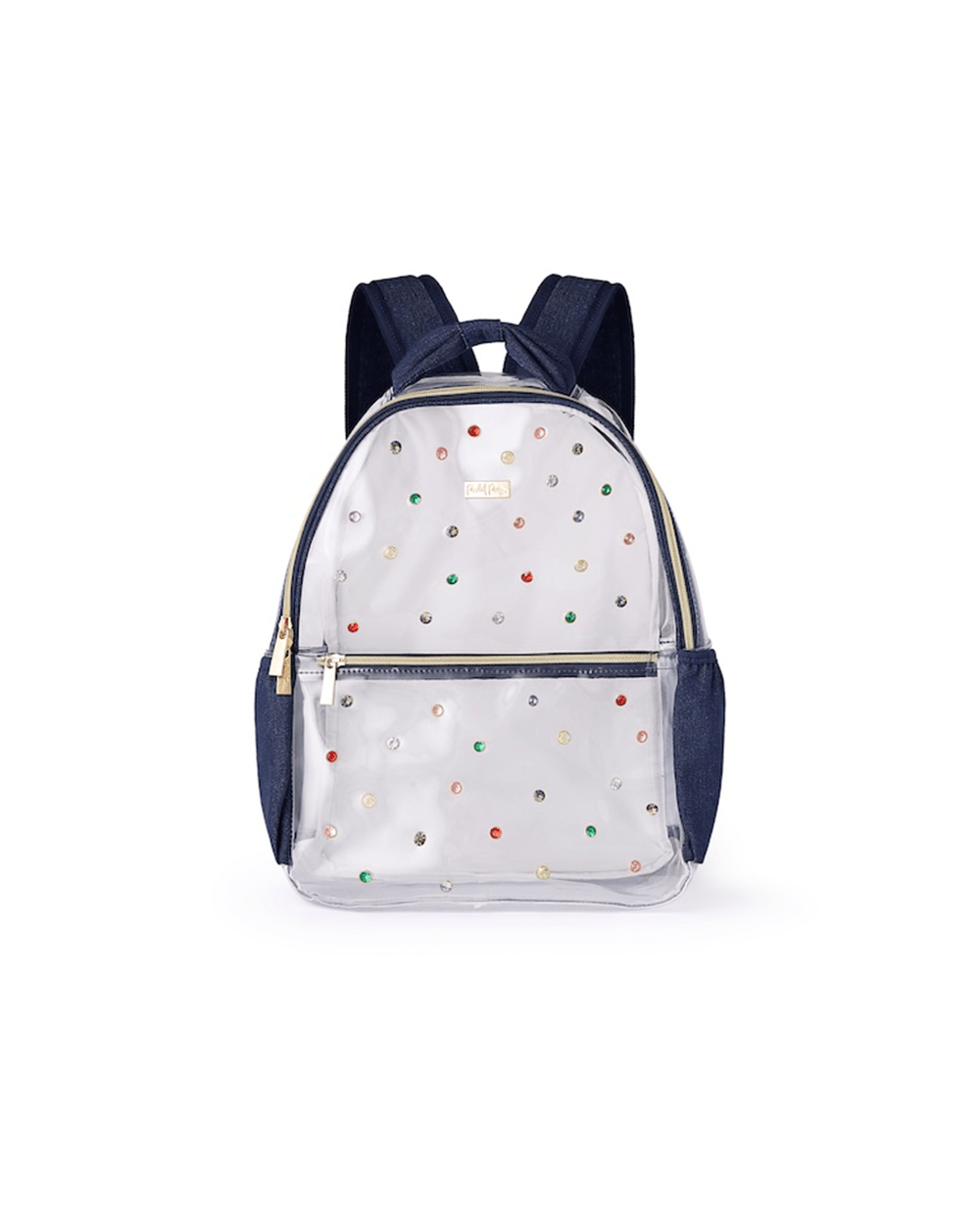 Denim and Gems Clear Backpack