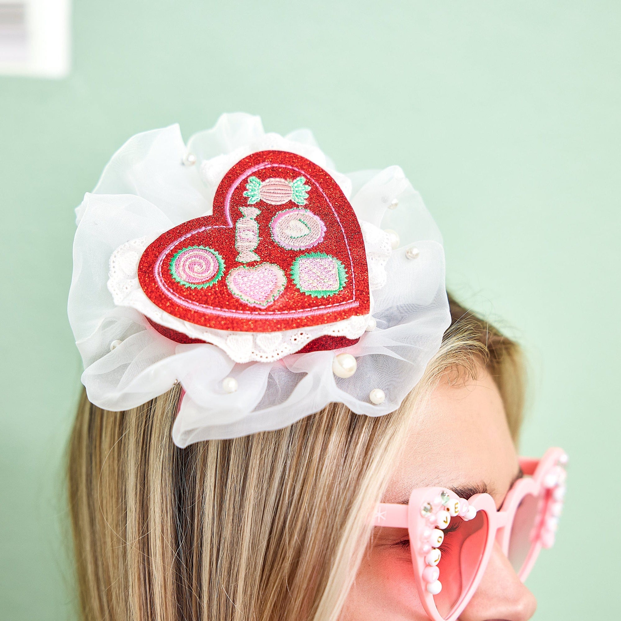 Sweet Treats Heart Novelty Headband (Single or Set of 4)