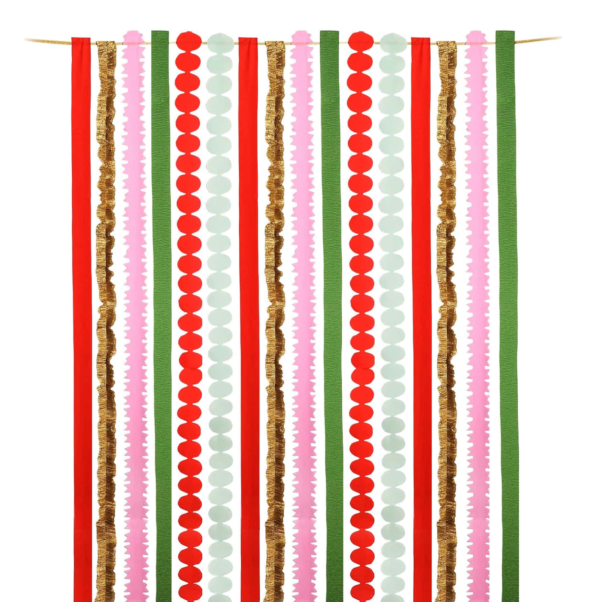Holiday Hues Party Streamer Set