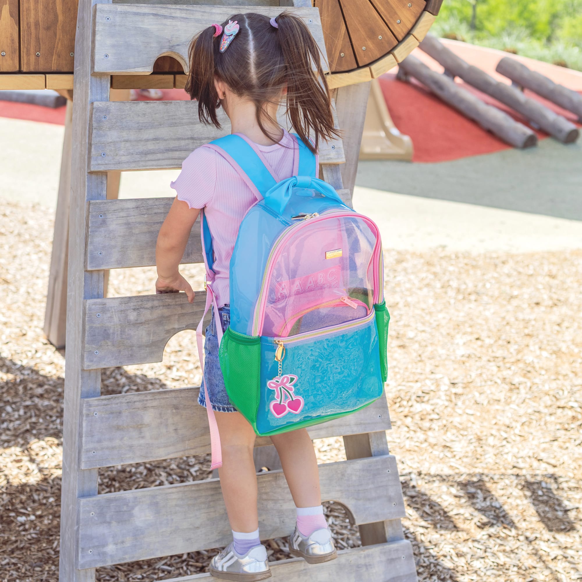 Color Block Jelly Backpack