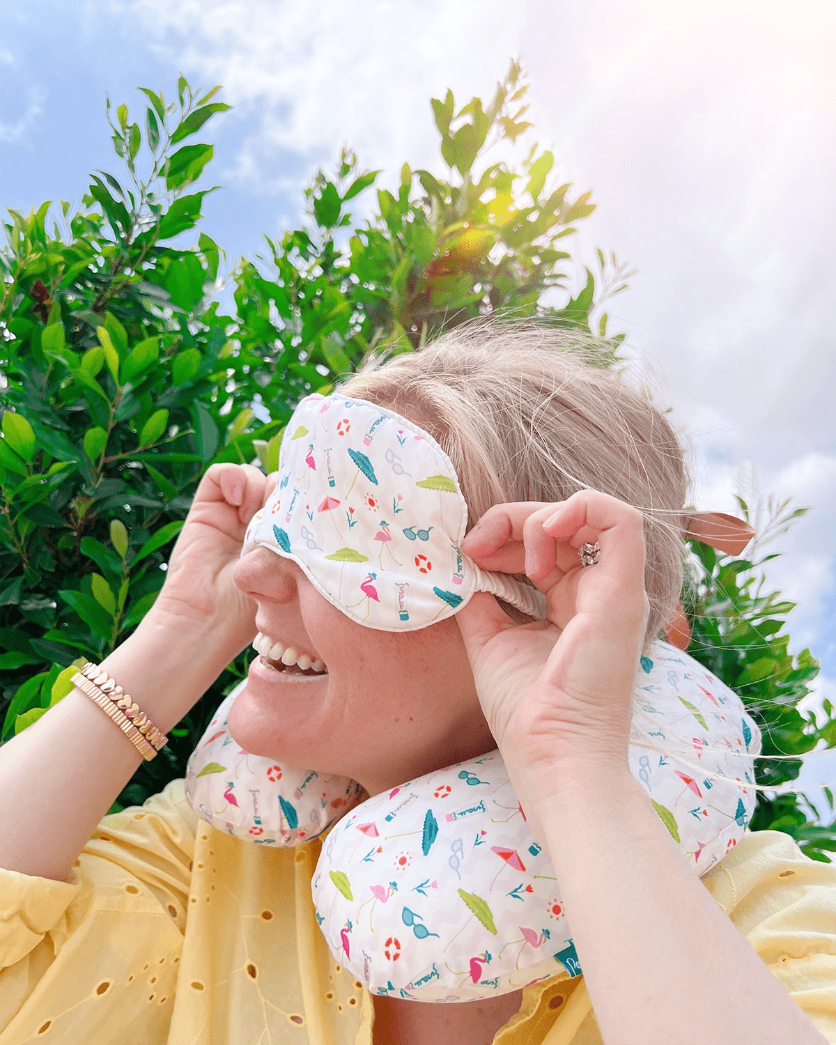 Out Of Office Neck Pillow & Sleep Mask Set