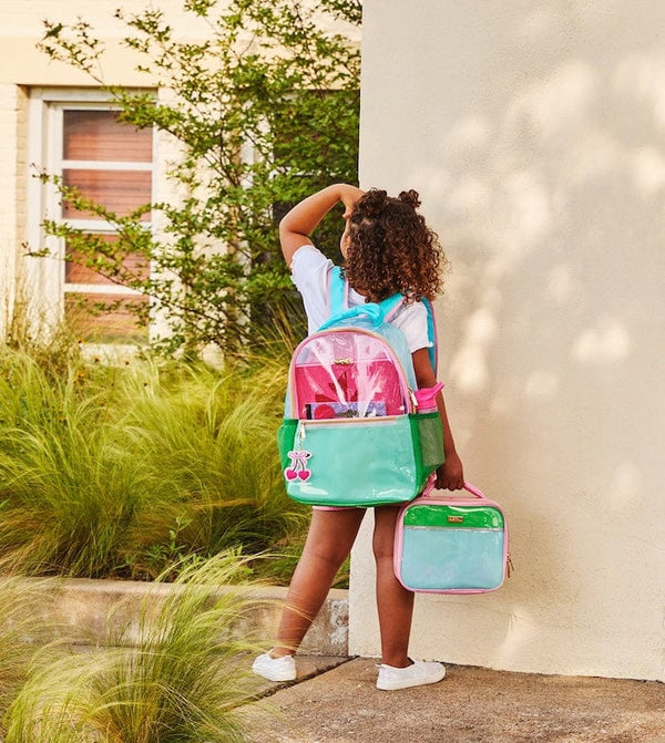 Color Block Jelly Backpack and Lunchbox Bundle
