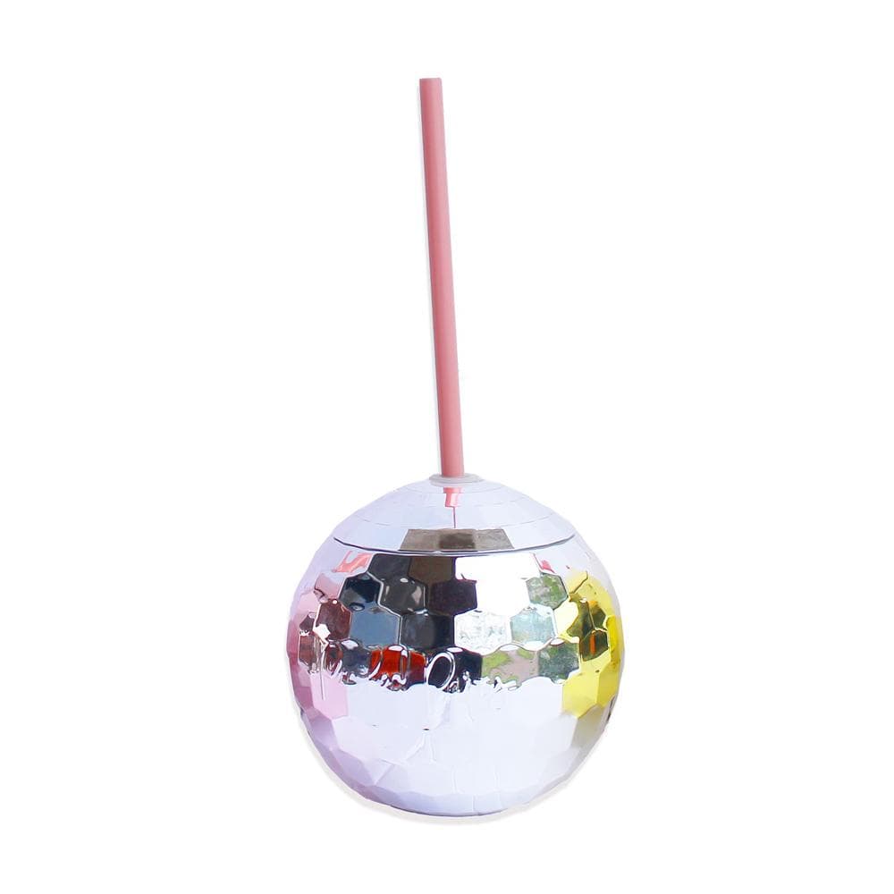 Pink Disco Ball Sipper