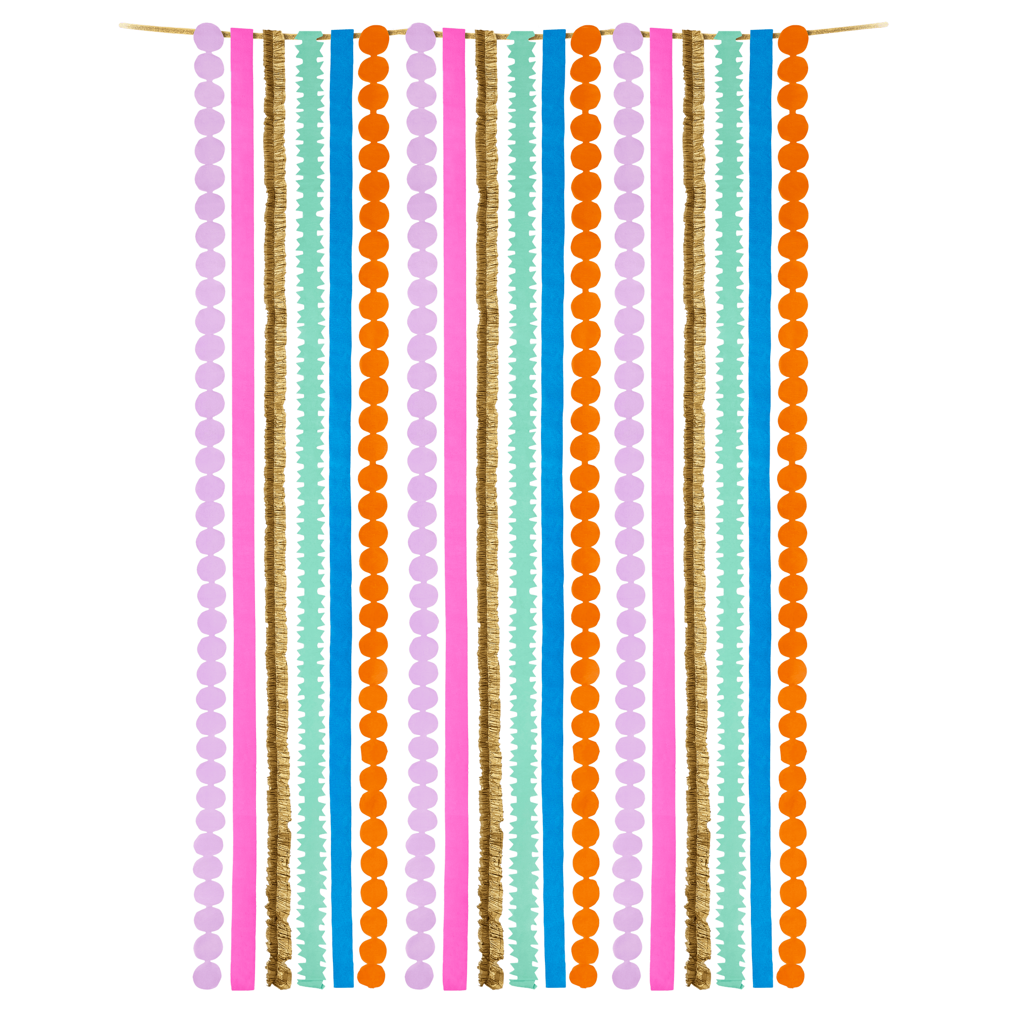 Multicolored Party Streamer Set