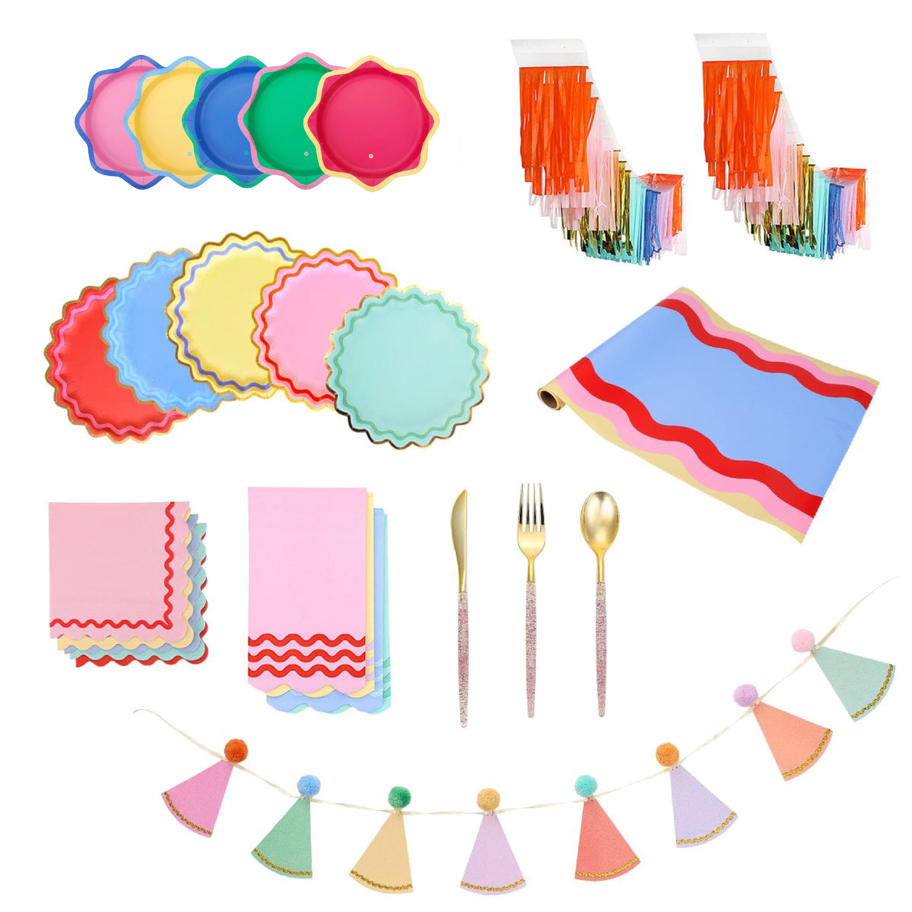 Rainbow Ric Rac Ultimate Party Kit