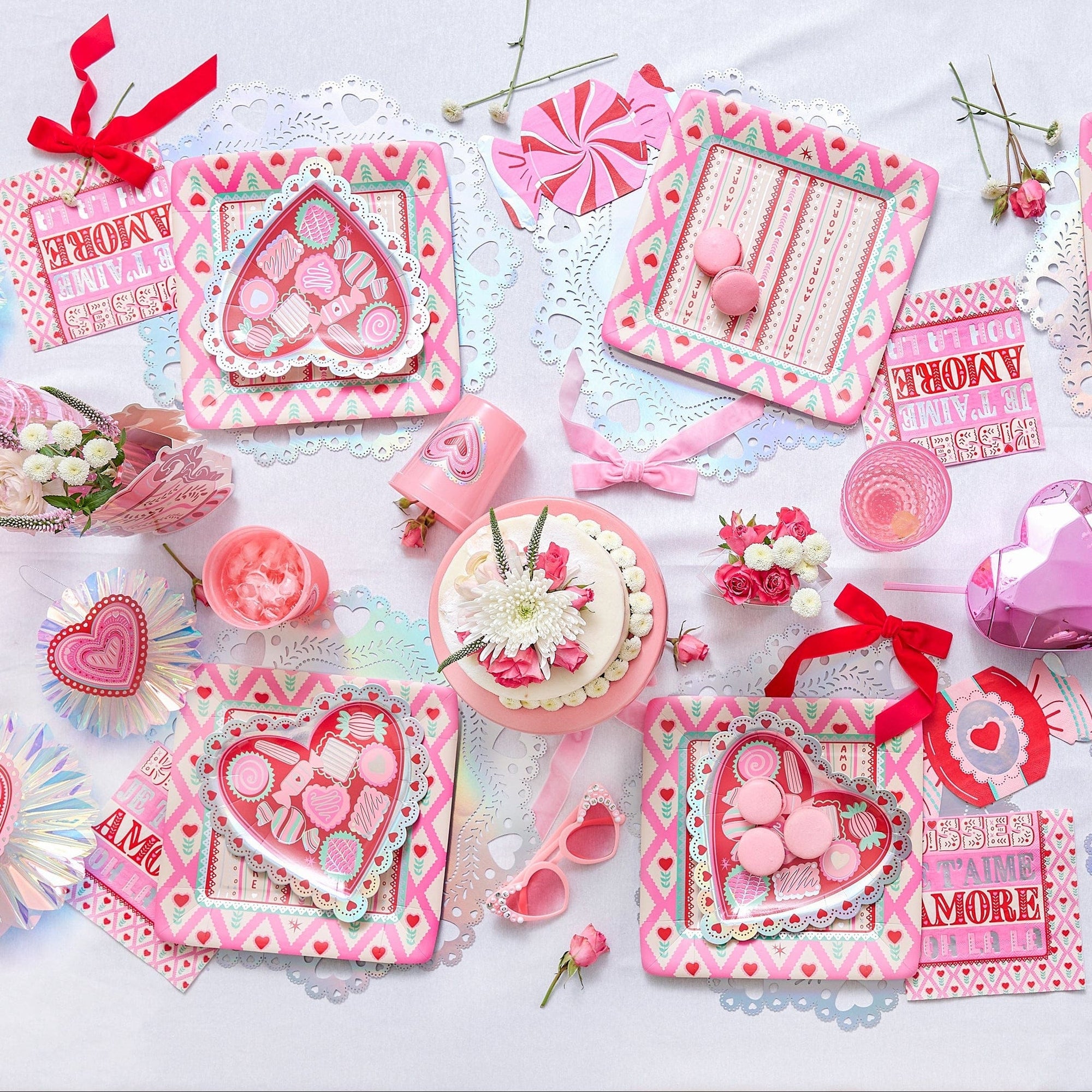 Valentine's Day Tableware Party Kit