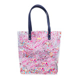 Packed Party's Essential Confetti Tote with Blue Strap
