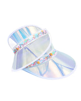 Packed Party Flower Shop Confetti Holographic Visor